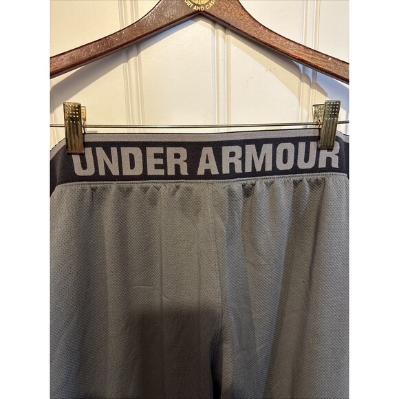Lot of 2 Under Armour Workout Pants Lightweight Gray & Black 3XL Blue & Gray 2XL - Picture 10 of 12